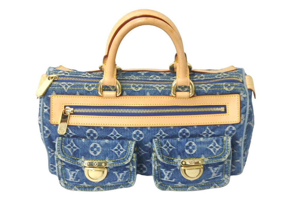 Louis Vuitton Neo Speedy Handbag Monogram Denim